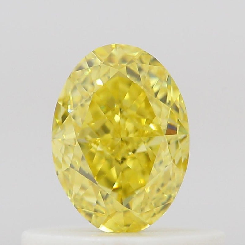 GIA 彩鑽 黃鑽 0.53ct Fancy Vivid Yellow