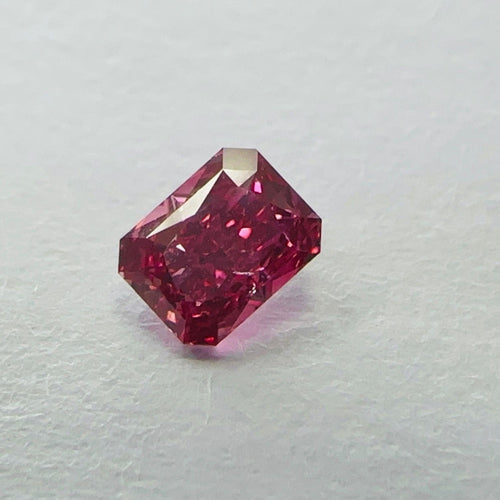 GIA Fancy Colour Diamond 0.33ct Fancy Purplish Red