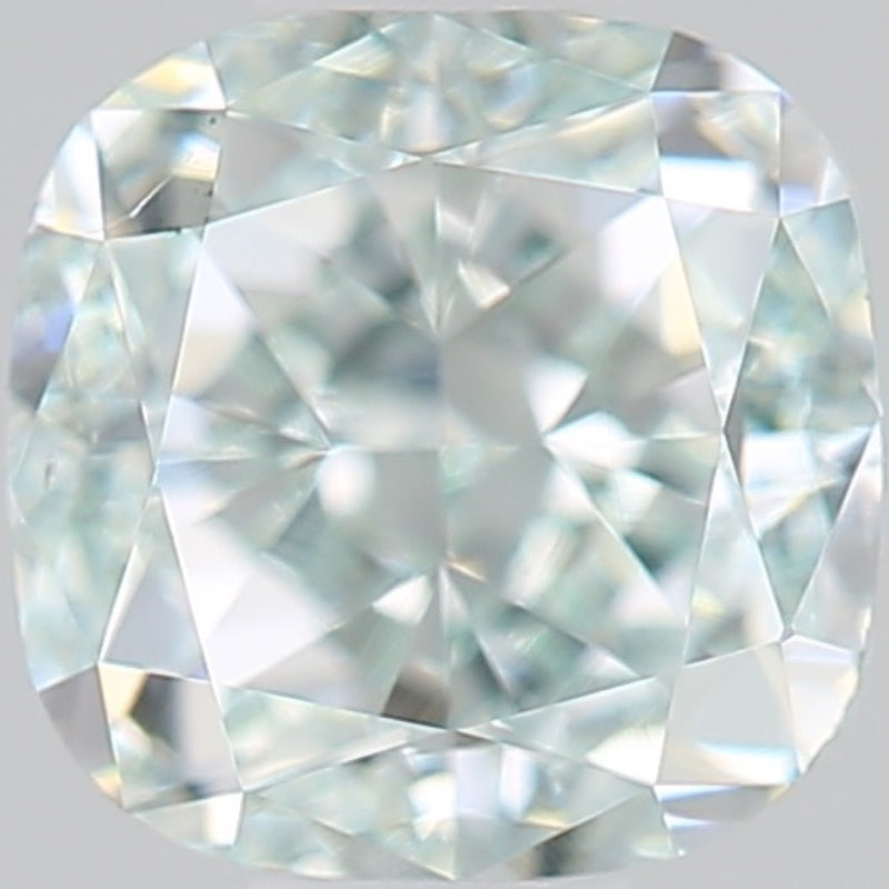 GIA 彩鑽 綠鑽 0.58ct Fancy Blue-green