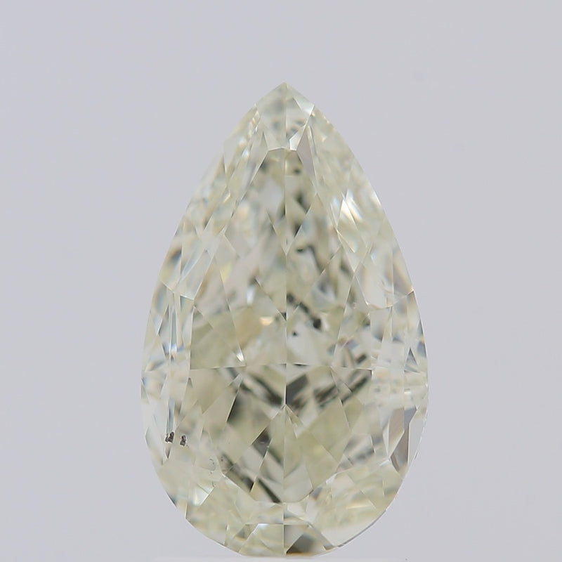 GIA 彩鑽 黃鑽 2.53ct Fancy Light Grayish Greenish Yellow