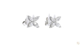 18K白金 0.40ct 鑽石耳環