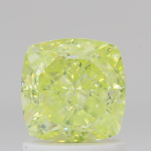 GIA 彩鑽 綠鑽 1.52ct Fancy Intense Yellow-green