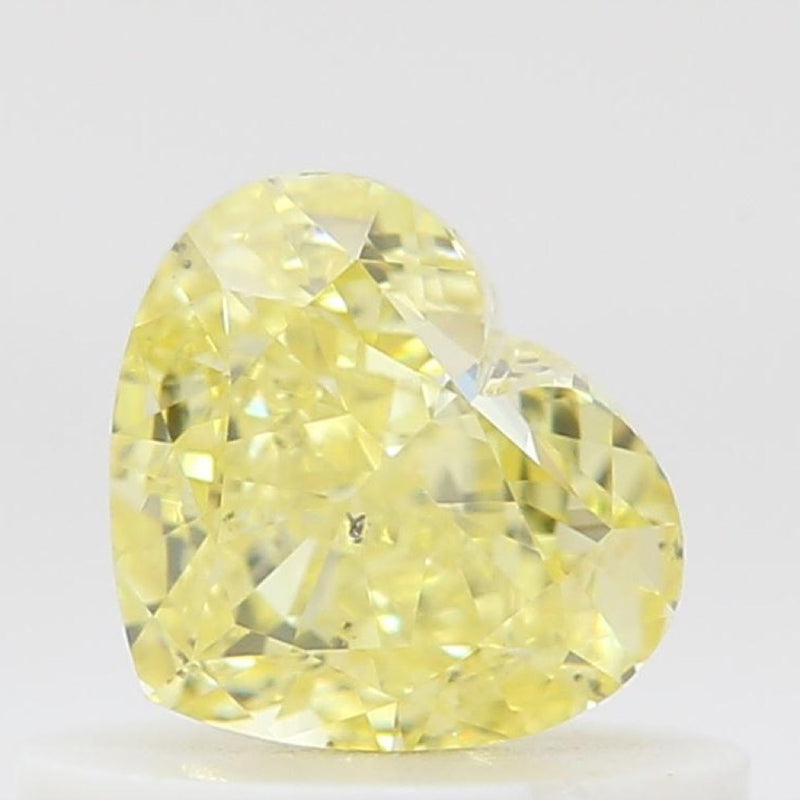 GIA 彩鑽 黃鑽 0.51ct Fancy Intense Yellow