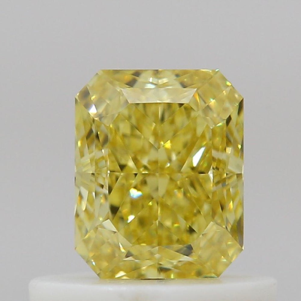 GIA 彩鑽 黃鑽 0.57ct Fancy Intense Yellow