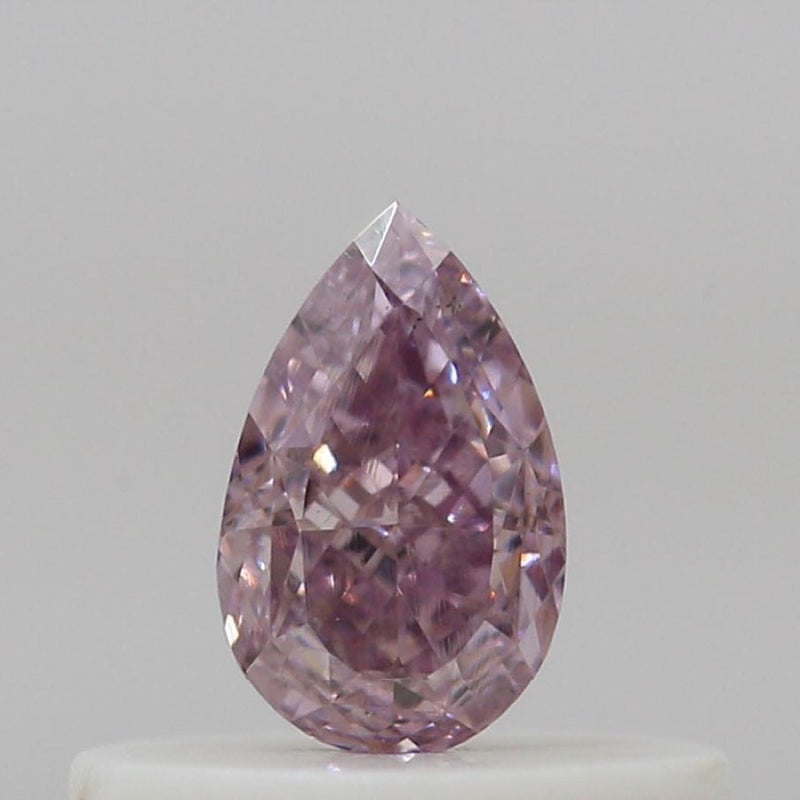 GIA 彩鑽 粉紅鑽 0.26ct Fancy Intense Purple-pink