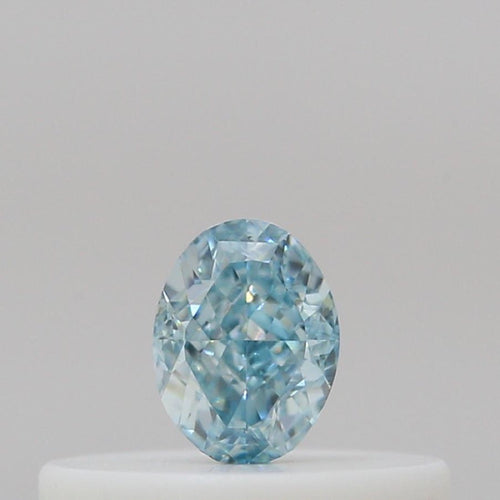 GIA Fancy Colour Diamond 0.13ct Fancy Intense Green-blue