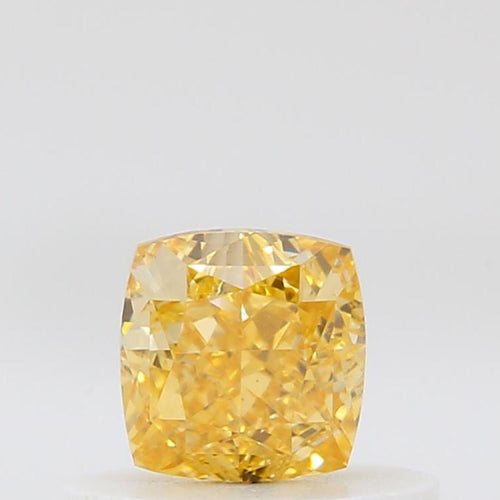 GIA 彩鑽 黃鑽 0.41ct Fancy Intense Orange-yellow