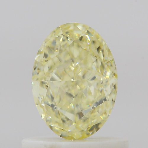GIA 彩鑽 黃鑽 0.87ct Fancy Light Yellow