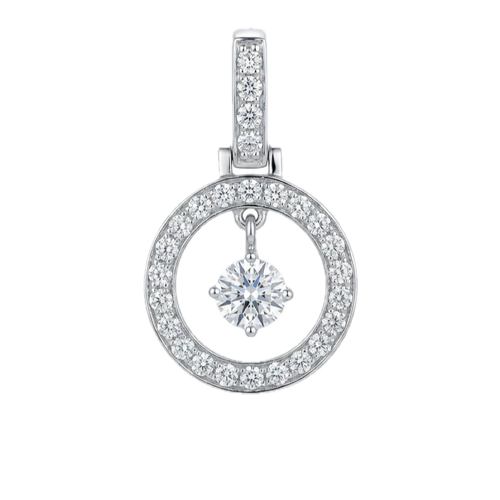 18K白金 0.30ct 鑽石吊咀