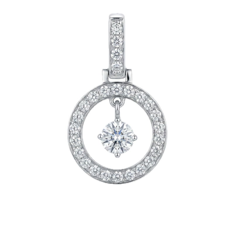 18K白金 0.30ct 鑽石吊咀