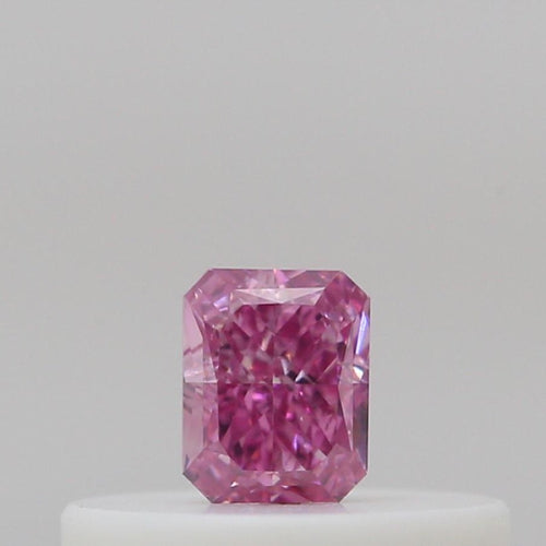GIA 彩鑽 粉紅鑽 0.13ct Fancy Vivid Purplish Pink