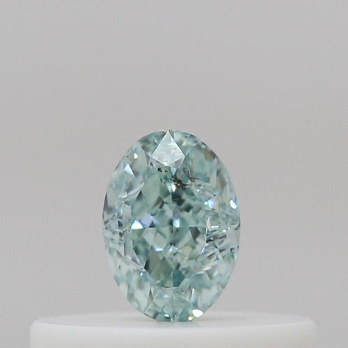 GIA Fancy Colour Diamond 0.19ct Fancy Intense Blue-green