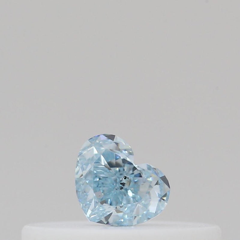 GIA 彩鑽 綠鑽 0.1ct Fancy Intense Blue-green