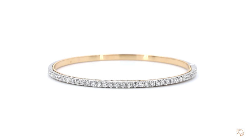 18K白金 1.26ct 鑽石手鐲