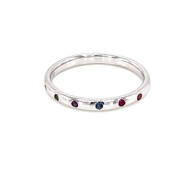 18K White Gold 0.07ct Diamond Ring