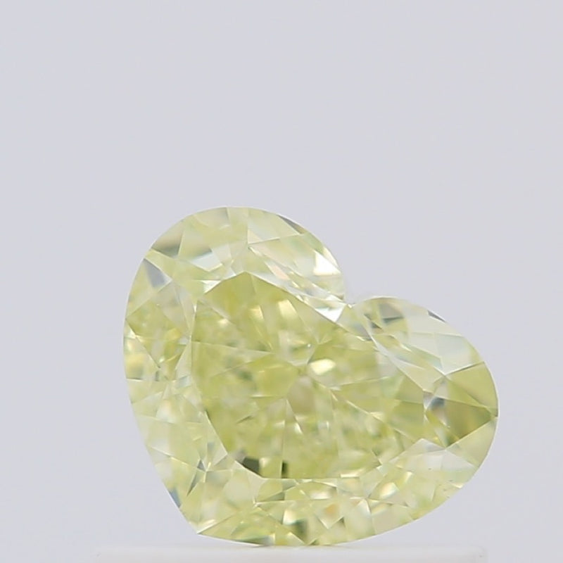 GIA 彩鑽 黃鑽 0.81ct Fancy Light Green-yellow