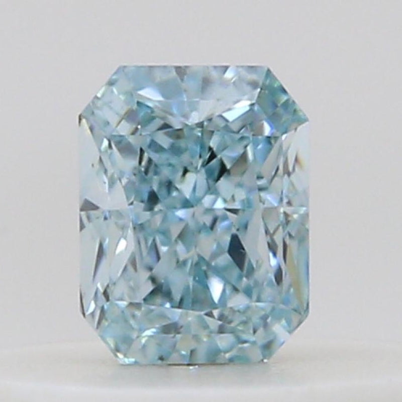 GIA 彩鑽 藍鑽 0.13ct Fancy Intense Green-blue