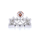 18K White Gold 0.22ct Pink Diamond Ring - view 4