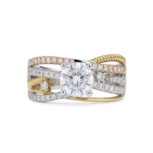 18K Diamond Ring Setting R867