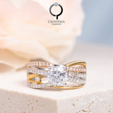 18K Diamond Ring Setting R867