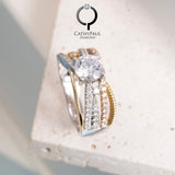 18K Diamond Ring Setting R867