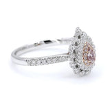 0.12ct Pink Diamond Ring - angle 1