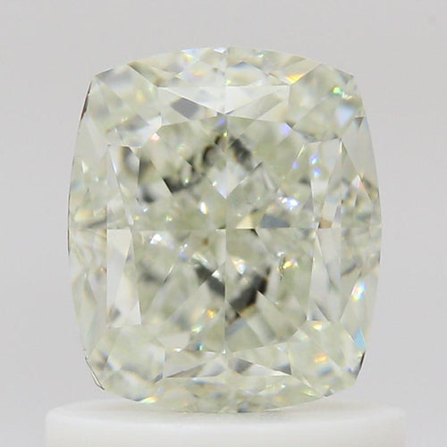 GIA 彩鑽 黃鑽 1.16ct Light Green-yellow