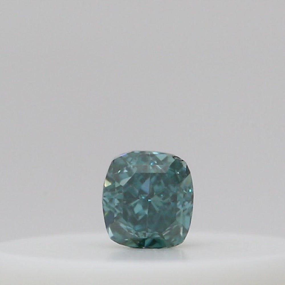 GIA 彩鑽 綠鑽 0.03ct Fancy Deep Bluish Green
