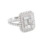 18K White Gold 0.37ct Diamond Ring
