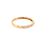 18K Rose Gold 0.16ct Diamond Ring