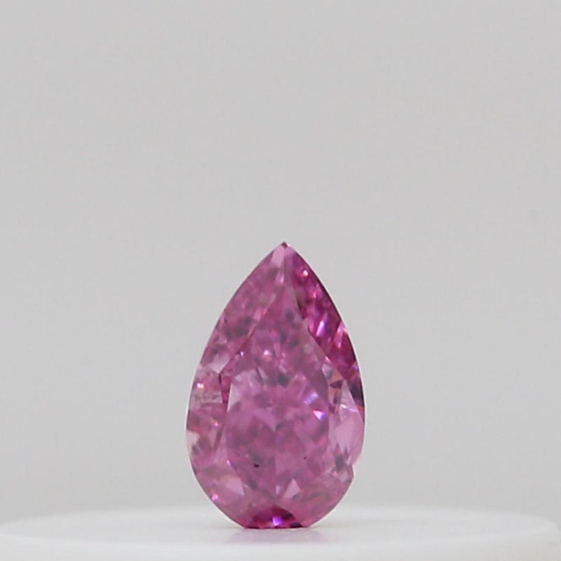 GIA 彩鑽 粉紅鑽 0.05ct Fancy Vivid Purplish Pink