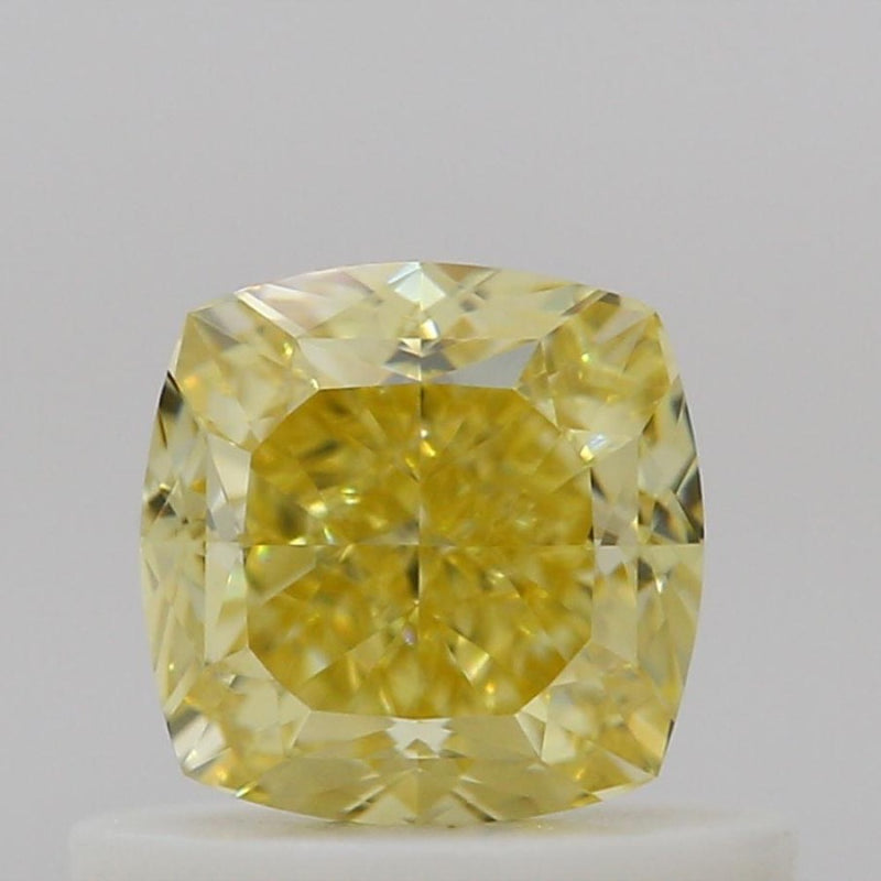 GIA 彩鑽 黃鑽 0.64ct Fancy Intense Yellow