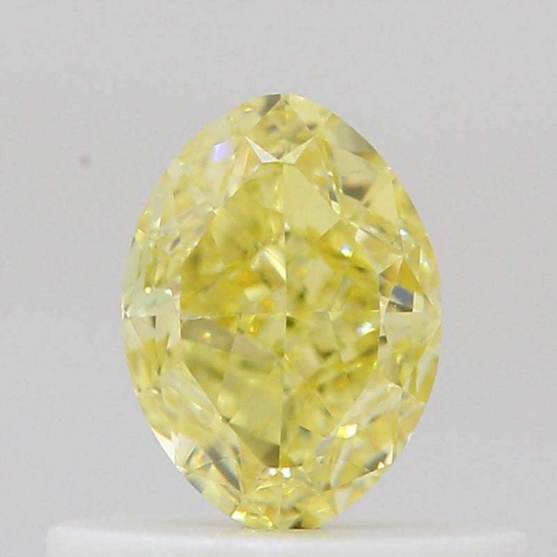 GIA 彩鑽 黃鑽 0.5ct Fancy Intense Yellow