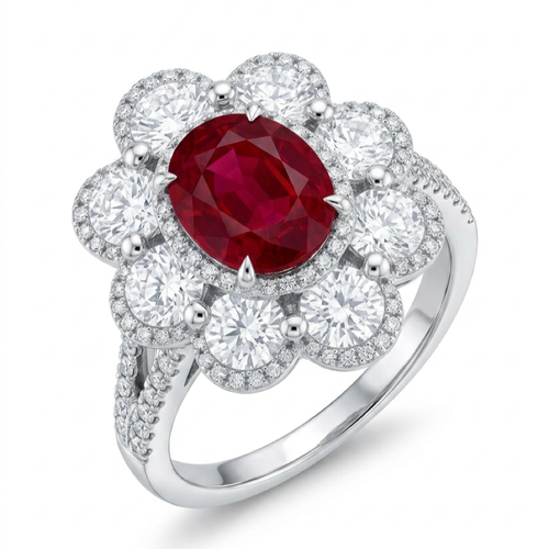 3.26ct Ruby Ring