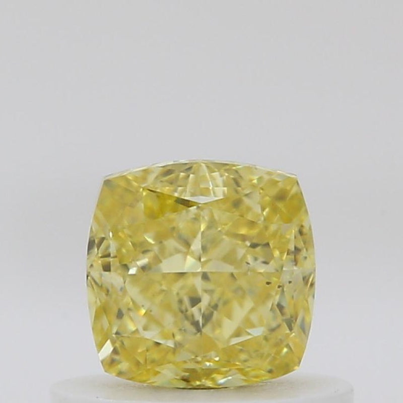 GIA 彩鑽 黃鑽 0.63ct Fancy Intense Yellow