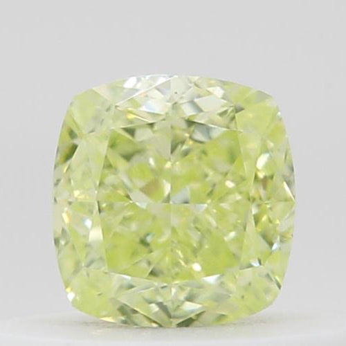 GIA Fancy Colour Diamond 0.37ct Fancy Intense Green-yellow