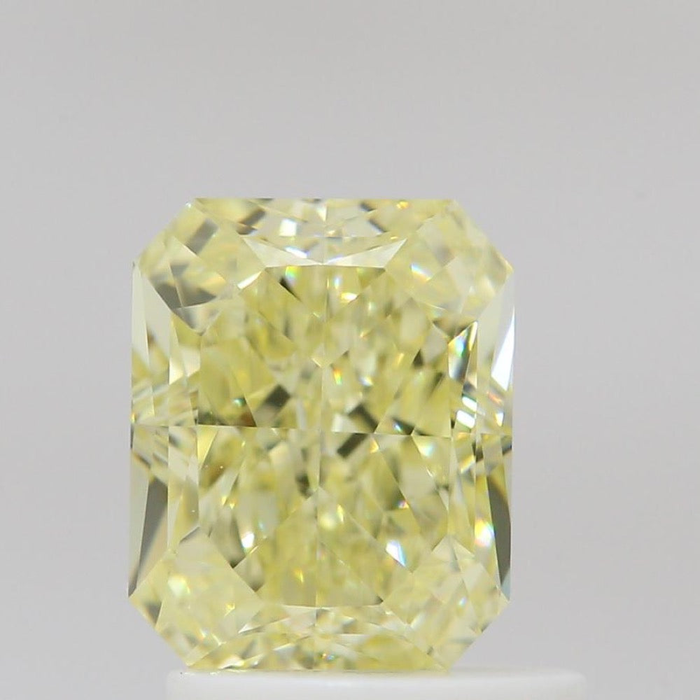 GIA 彩鑽 黃鑽 1.36ct Fancy Light Yellow