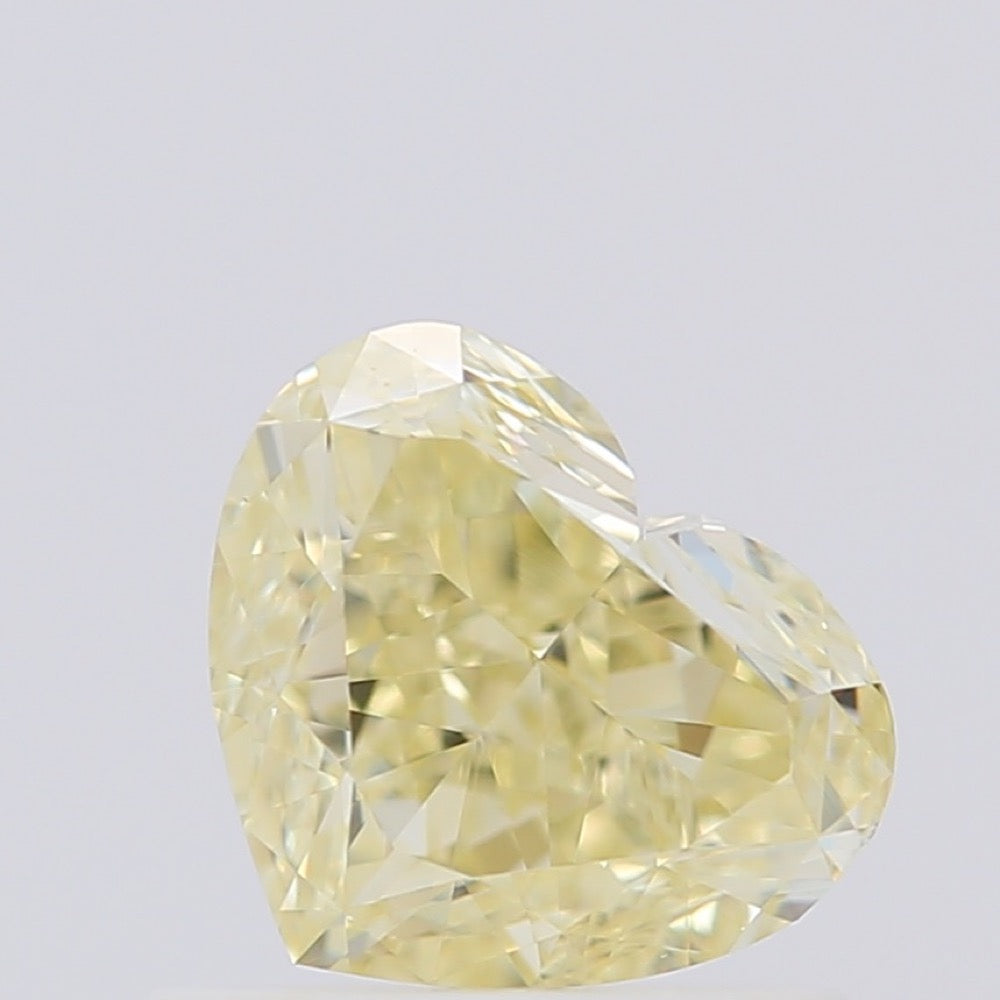 GIA 彩鑽 黃鑽 1.01ct Fancy Light Yellow