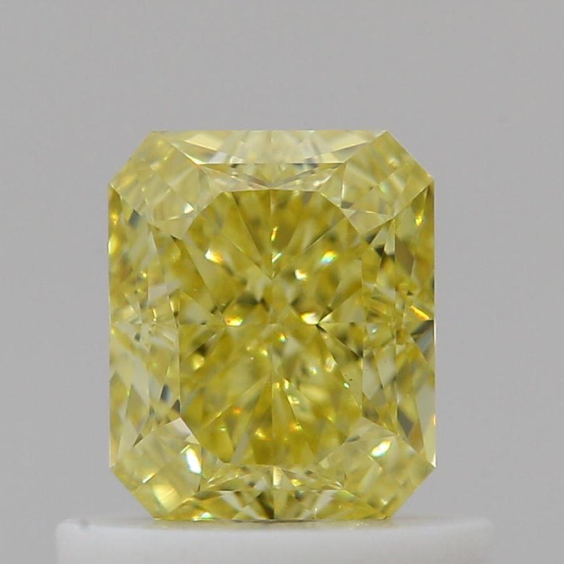 GIA 彩鑽 黃鑽 0.73ct Fancy Intense Yellow