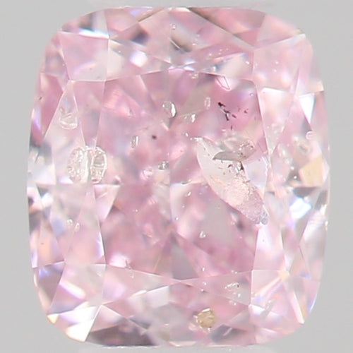 GIA 彩鑽 粉紅鑽 0.17ct Fancy Purplish Pink