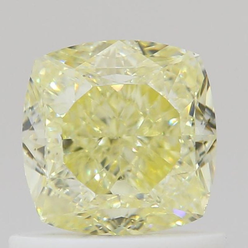 GIA Natural Diamond Cushion 1ct Y-Z VS2