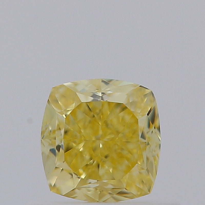 GIA 彩鑽 黃鑽 0.7ct Fancy Intense Yellow