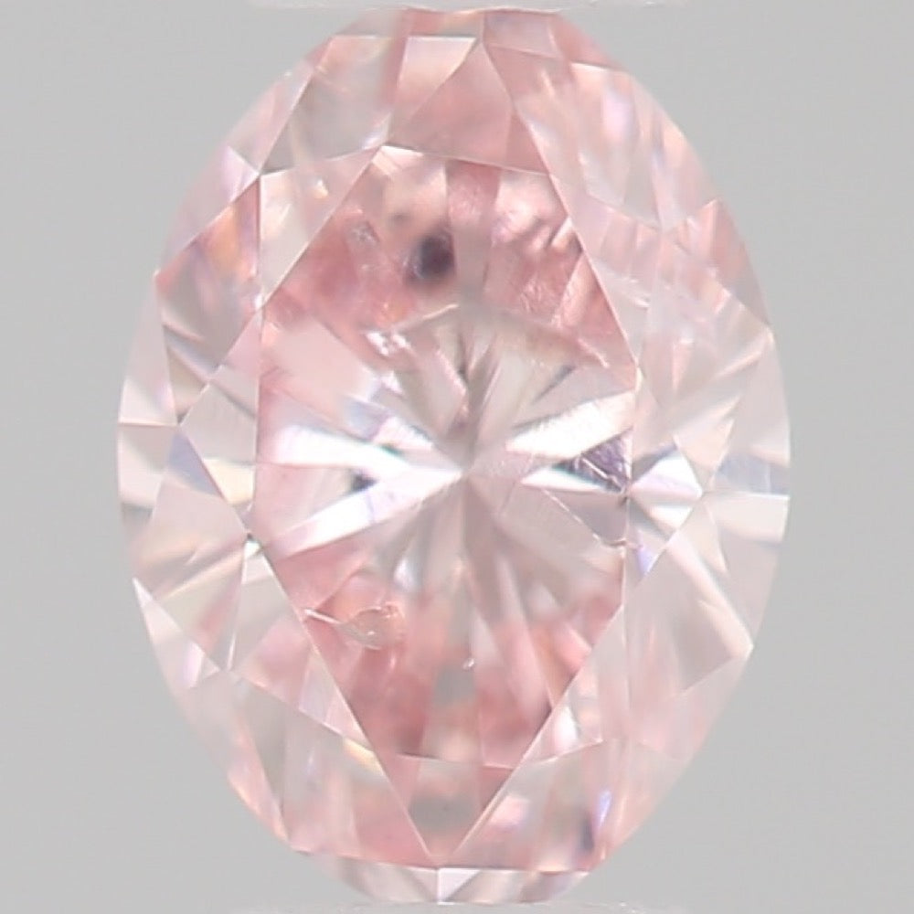 GIA 彩鑽 粉紅鑽 0.11ct Fancy Pink