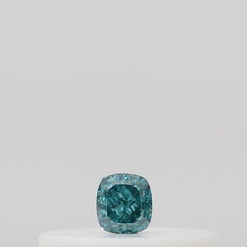 GIA Fancy Colour Diamond 0.05ct Fancy Vivid Blue-green