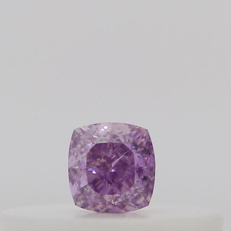 GIA 彩鑽 紫鑽 0.08ct Fancy Intense Pinkish Purple