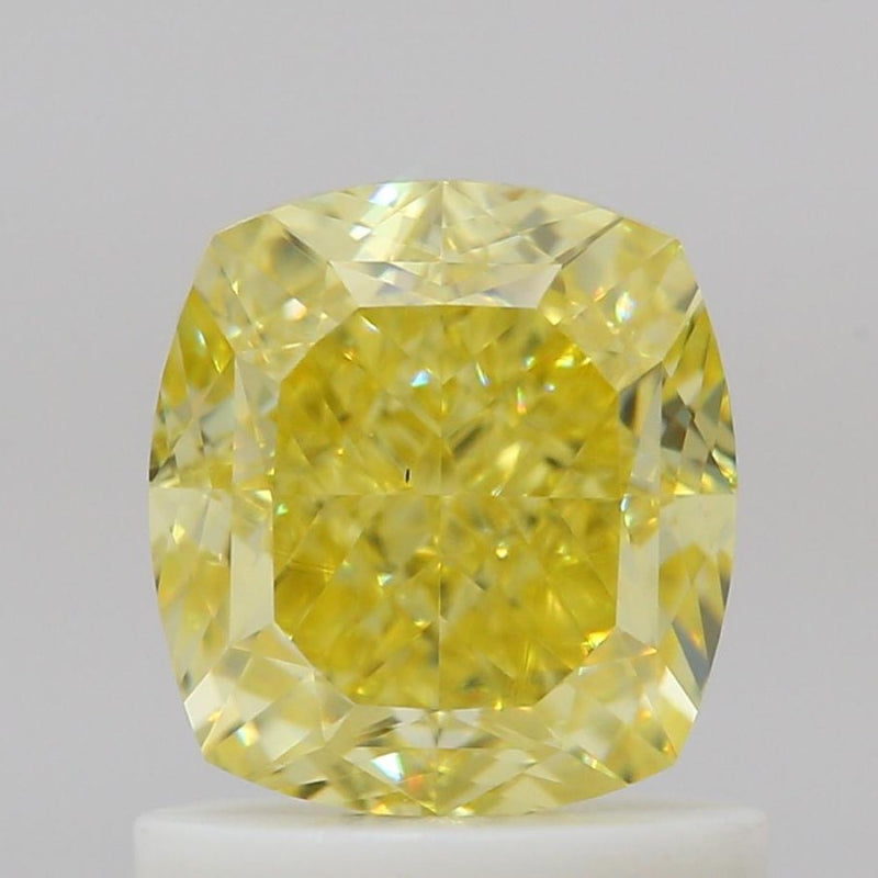 GIA 彩鑽 黃鑽 1.2ct Fancy Intense Yellow