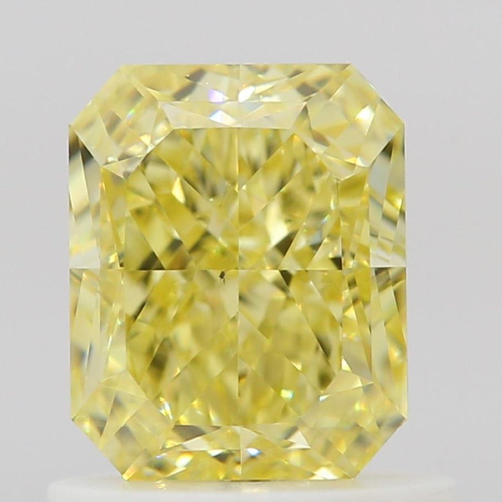 GIA 彩鑽 黃鑽 1.01ct Fancy Intense Yellow