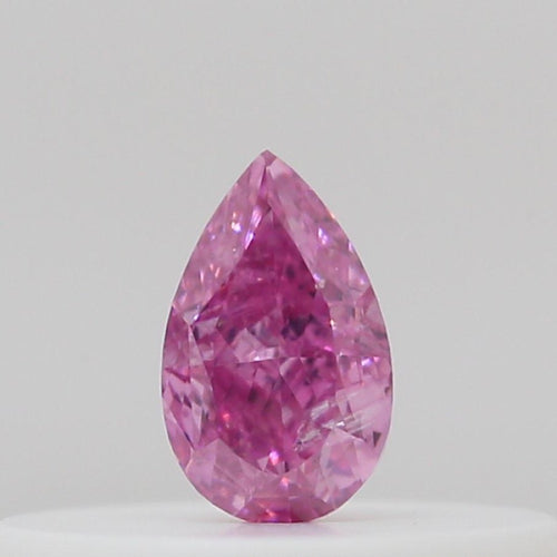 GIA 彩鑽 粉紅鑽 0.11ct Fancy Vivid Purplish Pink