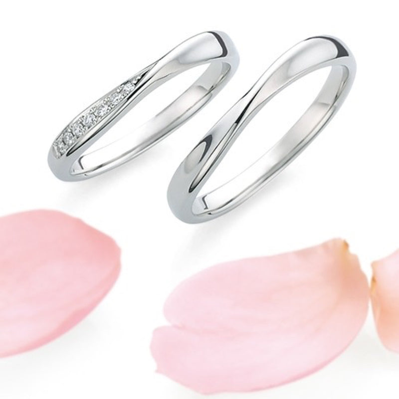 Petit Marie Wedding Band Pair PM45-PM46