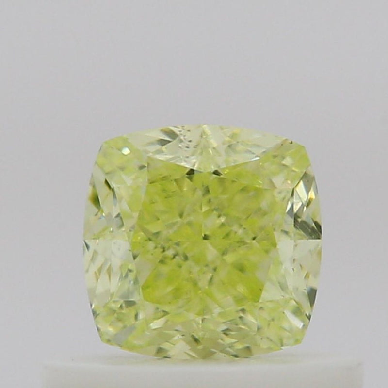 GIA 彩鑽 黃鑽 0.52ct Fancy Green-yellow
